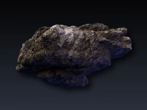 बड़ी चट्टान 3D मॉडल