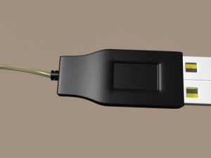 usb connector with mobile 3D Model
