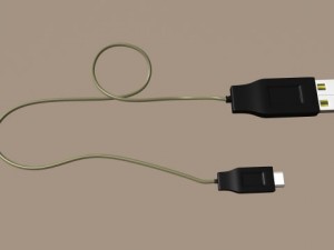 usb connector with mobile 3D Model