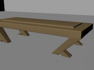 tea table 3D Model