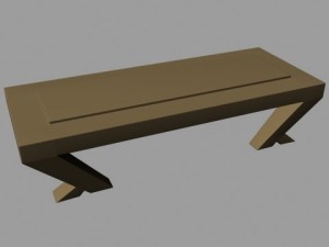 tea table 3D Model