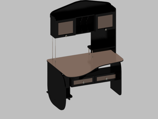 computer table 3D Model .c4d .max .obj .3ds .fbx .stl .blend 
