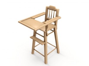 high chair 3D Model