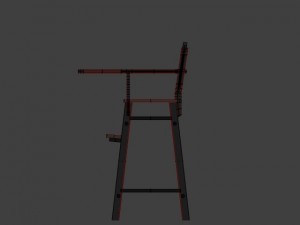 high chair Modelo 3D