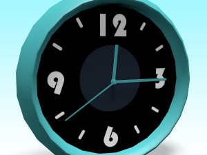 wall clock Modelo 3D