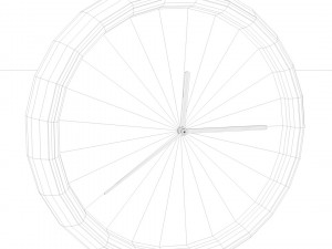 wall clock 3Dモデル