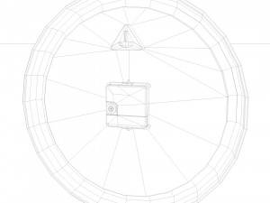 wall clock 3Dモデル
