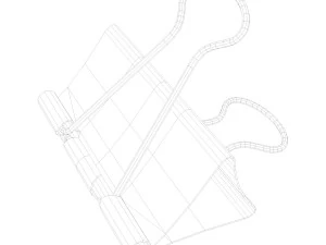 binder clip 3D Model