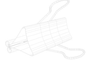 binder clip 3D Model