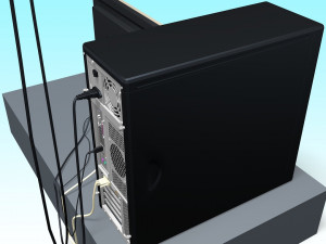 computer 3D Model