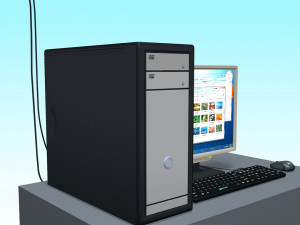 computer 3D Model
