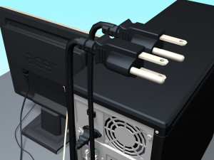 computer 3D Model