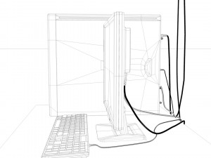 computer 3D Model