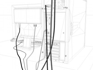 computer 3D Model