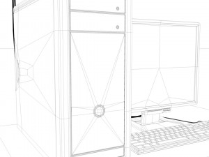 computer 3D Model