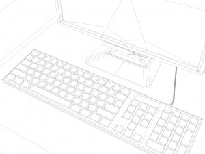 computer 3D Model