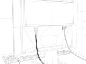 computer 3D Model