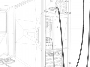 computer 3D Model