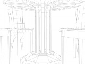 Dinner table Model 3D