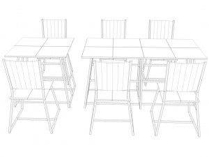 Dinner table 3D Модель
