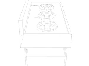 gas stove 3D Model