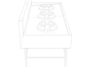 gas stove 3D Model
