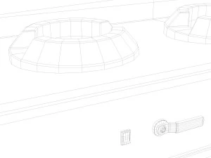 gas stove 3D Model