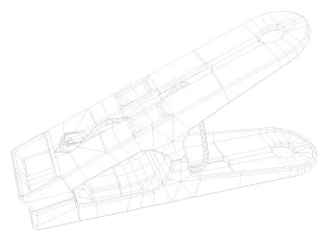 clip regalo Modello 3D