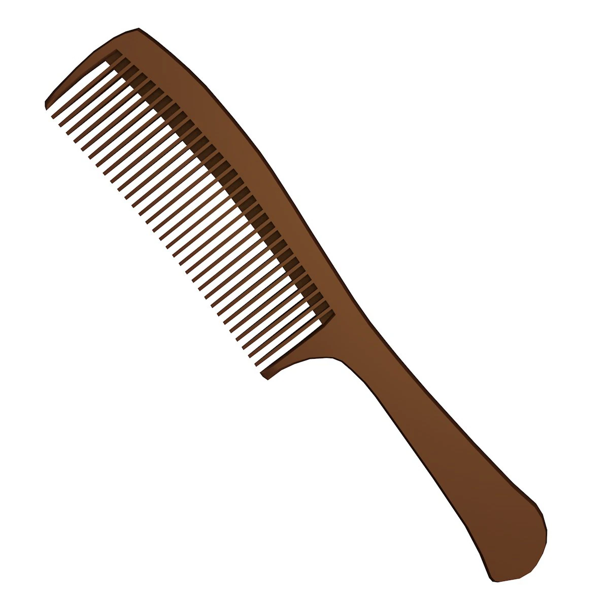hairbrush 3D Model .c4d .max .obj .3ds .fbx .stl .blend 