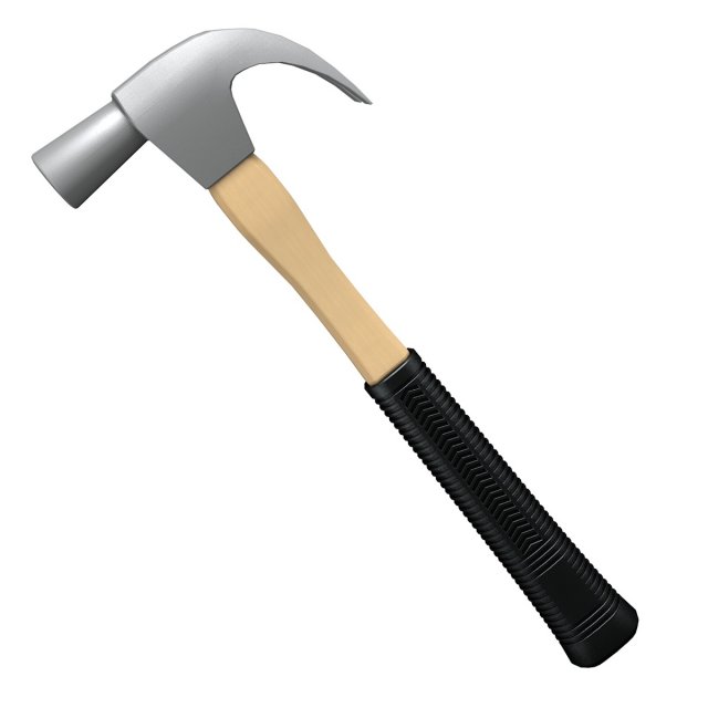 hammer 3D Модель .c4d .max .obj .3ds .fbx .stl .blend 
