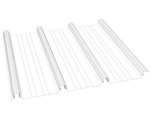 metal roof sheet 3D Model