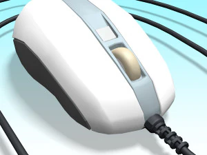 マウス光学USB 3Dモデル