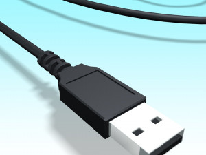 mouse optical usb 3D Modell