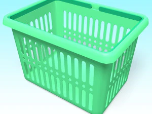 cestino di plastica Modello 3D