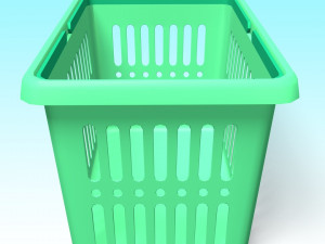 plastic basket 3D 모델