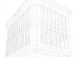 cestino di plastica Modello 3D