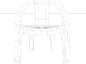 plastic chair 3D Model