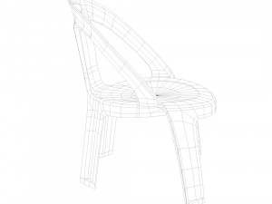 plastic chair 3D 모델