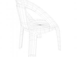 plastic chair 3D 모델