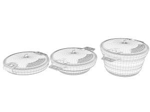plastic pot 3D Модель