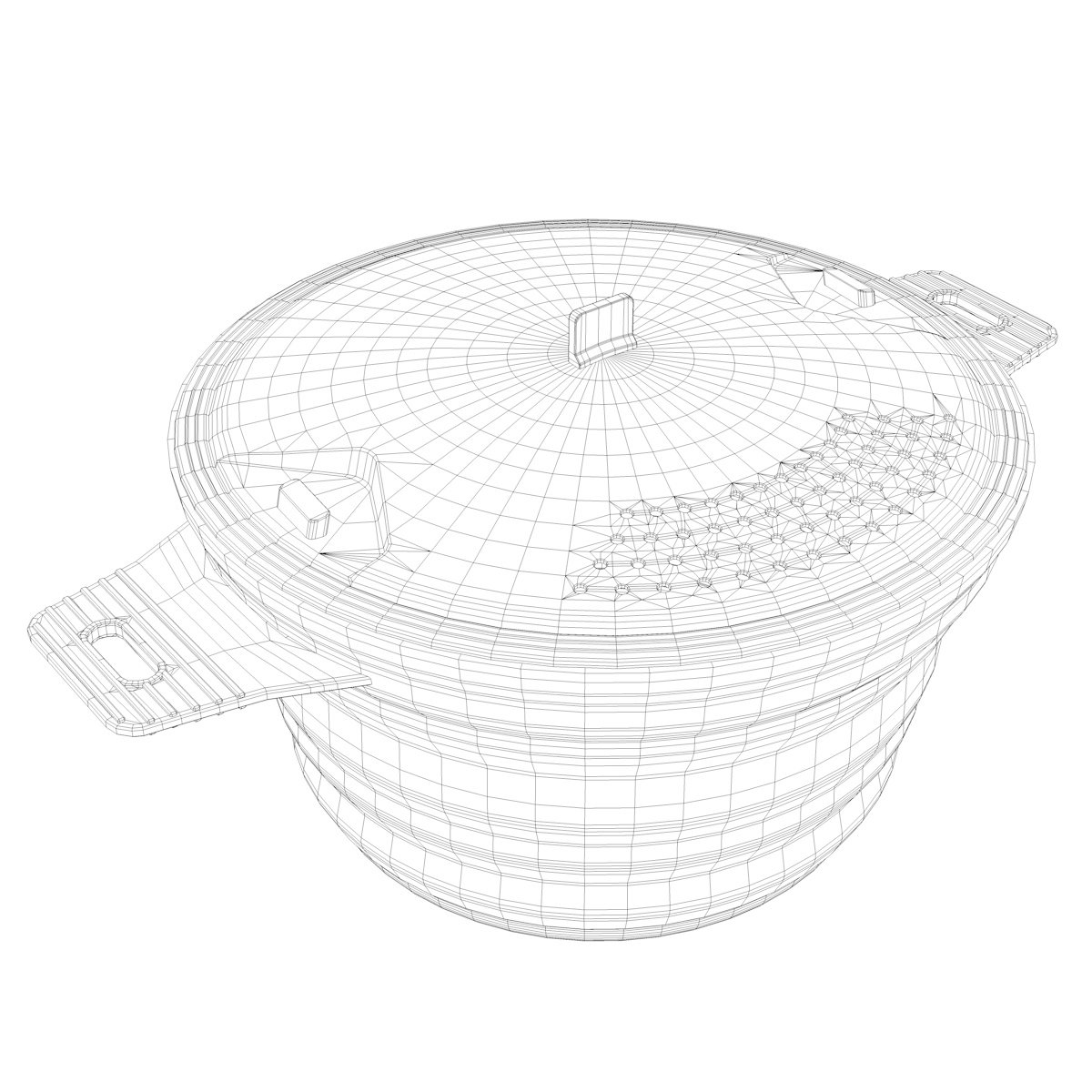 pizza pot tupperware 3D Model in Cookware Tools 3DExport