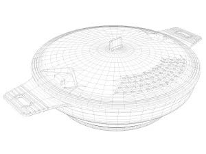 Plastiktopf 3D Modell