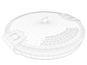 plastic pot 3D Модель