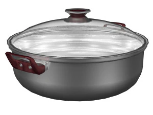 pentola inossidabile Modello 3D