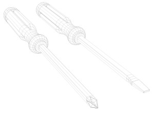 screwdriver 3D 모델