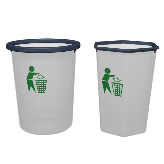 trashcan 3Dモデル .c4d .max .obj .3ds .fbx .stl .blend 