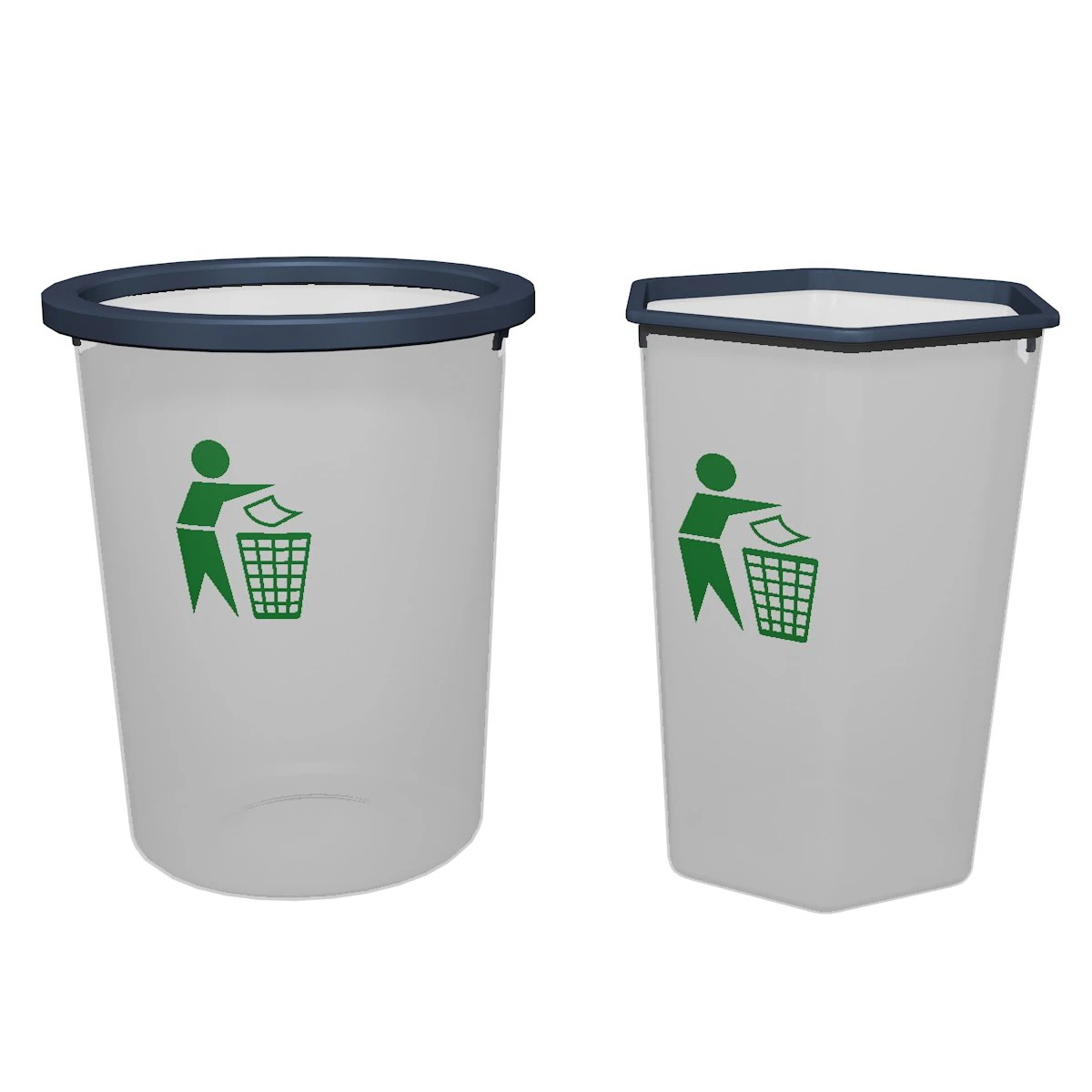 trashcan 3D Model .c4d .max .obj .3ds .fbx .stl .blend 