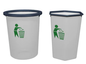 bote de basura Modelo 3D