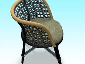 wood chair 3Dモデル