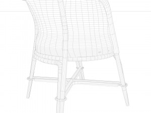 wood chair 3Dモデル
